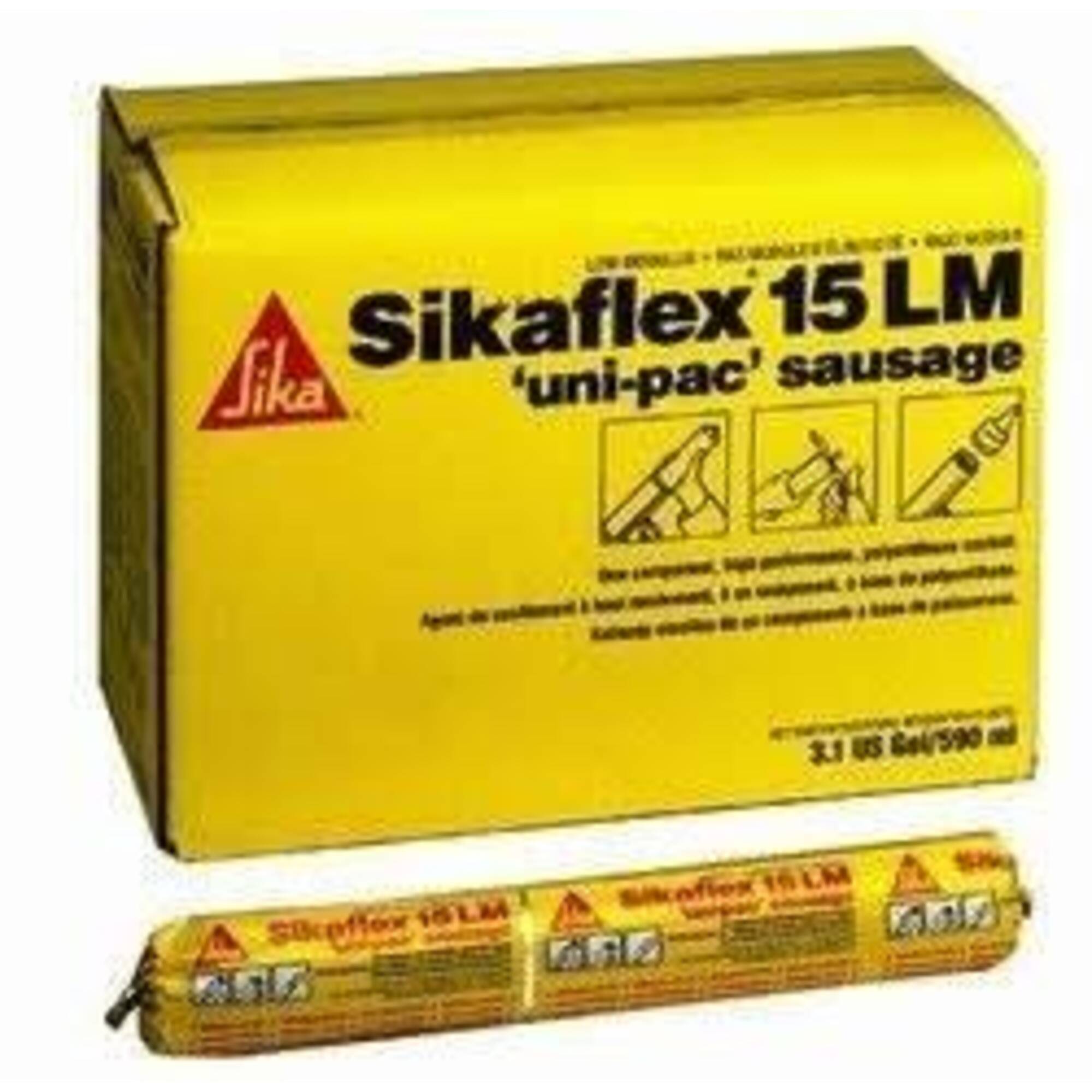 Sikaflex 15LM, Medium Bronze, Low-Modulus Elastomeric Sealant, 600ml Unipac, 20PK